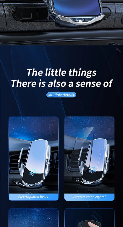15W Car Wireless Charger Stand for iPhone 16 15 14 13 12 Pro Max Samsung 3 in 1 Magnetic Adapters Phone  Fast Charging Chargers