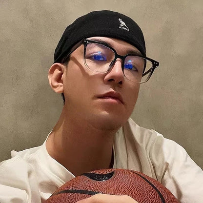 Light Frame Anti Blue Glasses Transparent Black Optical Glasses Women Men Square Eyewear Blocking eyeglasse Spectacle Eyeglasses