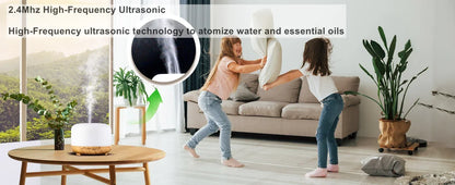 Mini Size Wood Grain Aroma Diffuser Usb Essential Oil Humidifier With Colorful Night Lights Air Humidifier Machine 500ml Home