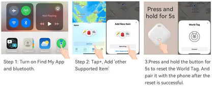 Smart Tracker For Find My APP Child/Pet Item Finder Key Anti-Lost Reminder Device MFI Rated Locator Smart Bluetooth gps Tracker