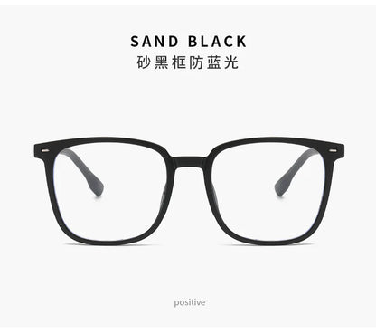 Black Computer Glasses Frame Women Men Anti Blue Light Square Rectangle Eyewear Blocking Glasses Optical Spectacle Eyeglass