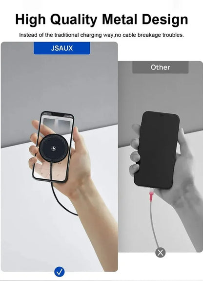 100W Magnetic Wireless Charger Dock for Magsafe iPhone 16-12 Samsung Xiaomi Mini USB A PD Fast Charging Pad Stand Mag Chargers