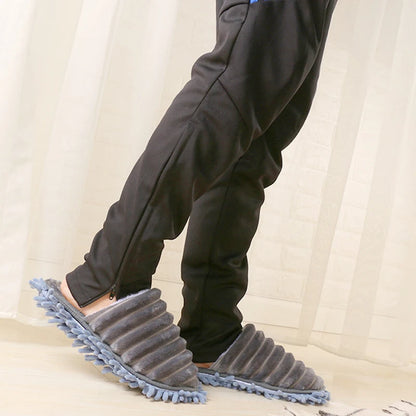 Multifunction Floor Dust Cleaning Slippers Shoes Lazy Mopping Shoes Mop Caps House Home Clean Cover Wipe Shoes Cleaning Tools