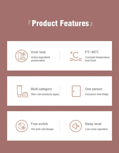 12V/110V/220V Mini Multifunction Refrigerator Cosmetics Mask Beverage Makeup Dormitory Freshness for Car Home