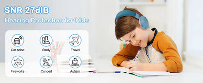 Children Kids Ear Protector Earmuffs Kids 27dB Hearing Protection Soundproof Headphone Safety Reduction Ear Muff Noise Cancellin
