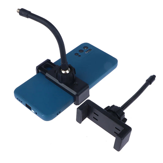 Flexible Hose Mobile Phone Clip Bracket Suitable For Smartphone Live Selfie Ring Light