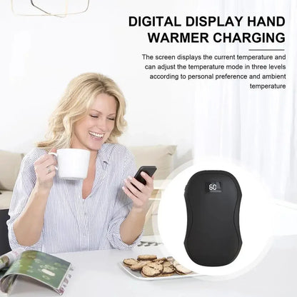 Electric Hand Warmer 50000mAh Large Capacities Hand Warmer Portable Safe And Durable Small Hand Warmer Winter Warming Supplies
