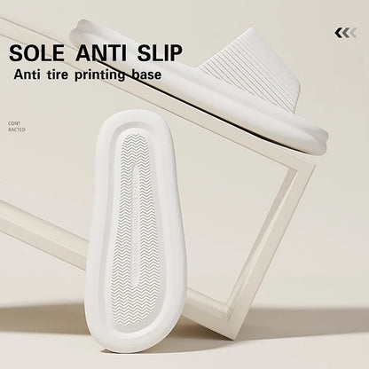 2025 Summer Women's Solid Color Casual Simple Slipper, EVA Material, Comfortable Indoor/Outdoor Dual-use, Anti-Slip Design.