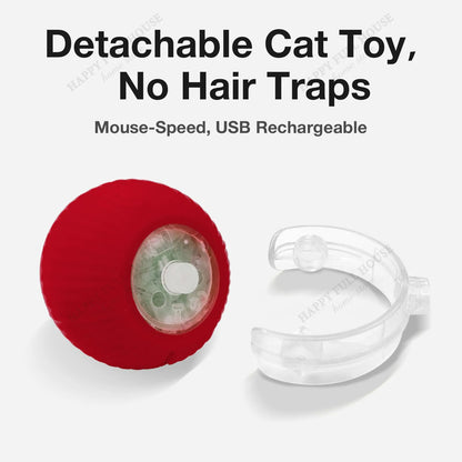 Speedy Tail 3.0 Smart Interactive Cat Toy with 3 Play Modes, Auto Moving Ball Toy for Indoor Bored Kitten & Adult Cats