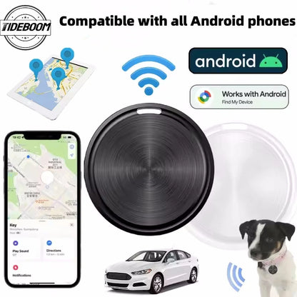 Bluetooth Car Mini GPS Tracker for Android Key Wallet Bags Finder With Google Find My Device App Keys Finder for Pet  Locator