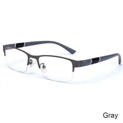 Half Frame Blue Light Blocking Glasses Flat Glasses Fashion Women Men Comfortable Transparent Glasses Anti Radiation Glasses