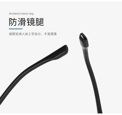 Black Computer Glasses Frame Women Men Anti Blue Light Square Rectangle Eyewear Blocking Glasses Optical Spectacle Eyeglass
