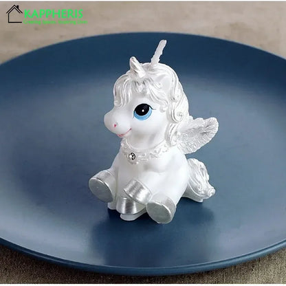 Little Unicorn Zodiac Candle Animal Children's Birthday Candle for Cake Decoration Unicorn Candle for Birthday Boys Kids Soy Wax