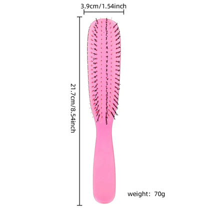 Japanese Premium Head Massager Scalp Brush Hair Massager Shampoo Brush Wet Plastic Detangling Brush Hair Cleaning Comb Rose Gold