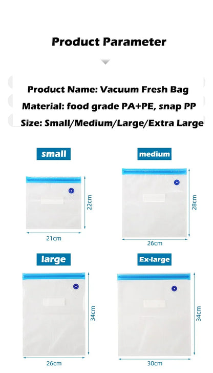 Vacuum Sealed Food Storage Box, Clear Fresh-Keeping Box, Capacity Food Dispenser, Transparent Container with Vacuum Pump