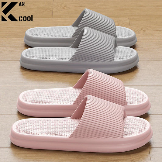 2025 Summer Women's Solid Color Casual Simple Slipper, EVA Material, Comfortable Indoor/Outdoor Dual-use, Anti-Slip Design.