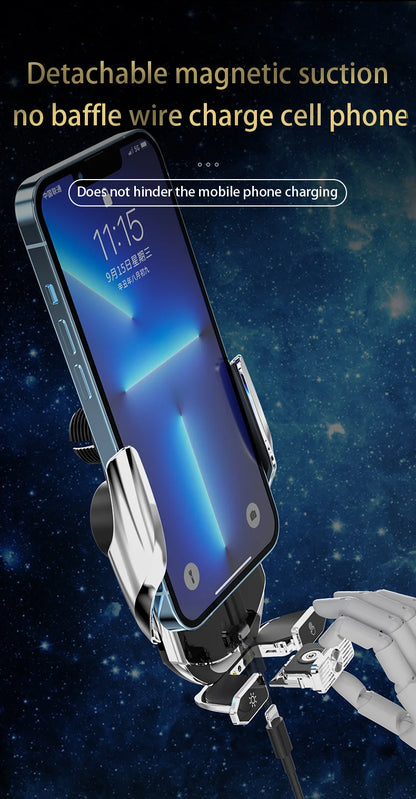15W Car Wireless Charger Stand for iPhone 16 15 14 13 12 Pro Max Samsung 3 in 1 Magnetic Adapters Phone  Fast Charging Chargers