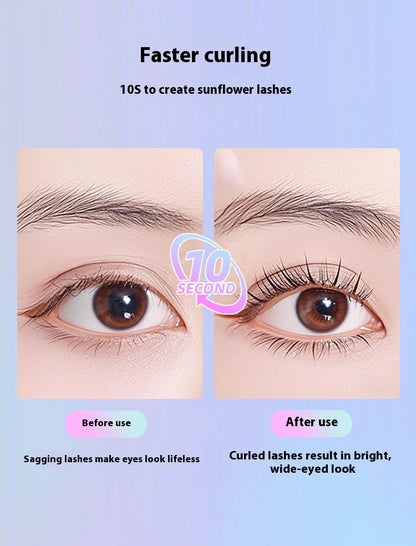 Heated Eyelash Curler, Fast Heat up Within 10s, 24 Hours Long Lasting, Rechargeable Electric Eyelash Curler, Temperature Control