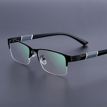 Half Frame Blue Light Blocking Glasses Flat Glasses Fashion Women Men Comfortable Transparent Glasses Anti Radiation Glasses