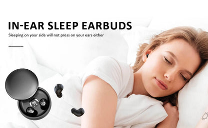 SK26 Bluetooth 5.4 Wireless Earphones Small Earbuds Sleeping Sport Invisible Headphones Bass Sound Quality Headset Sliding Cover