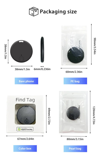 Xiaomi Mini GPS Tracker Bluetooth 5.0 Anti-Lost GPS Device Car Tracking For IOS Android Smart Finder Locator Accessory 2025