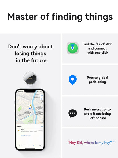 E91 Airtag Bluetooth GPS Smart Trackers Finder intelligent positioning Pet Dog Car key Wallet anti-lost device Find my