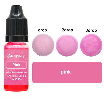 20 Colors Candle Dyes Pigment Aromatherapy Liquid Colorant Pigment DIY Candle Mold Soap Coloring Handmade Crafts Resin Pigment
